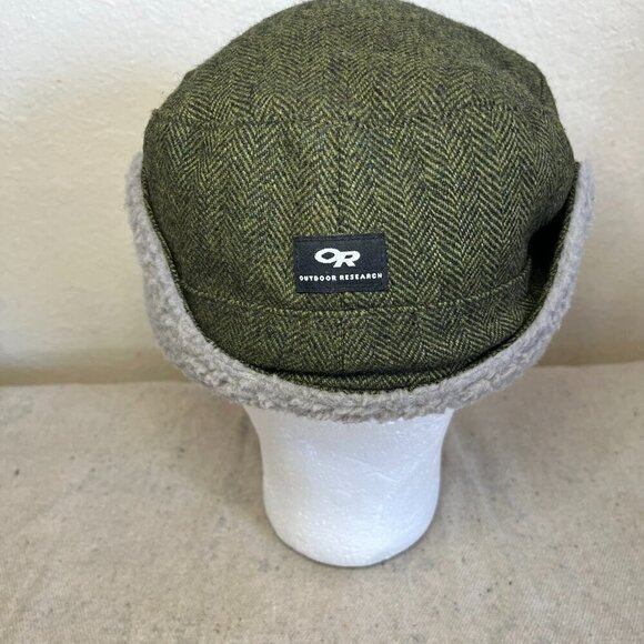 Or Unisex Yukon Cap Peat Herringbone Sz Lr - Picture 4 of 10
